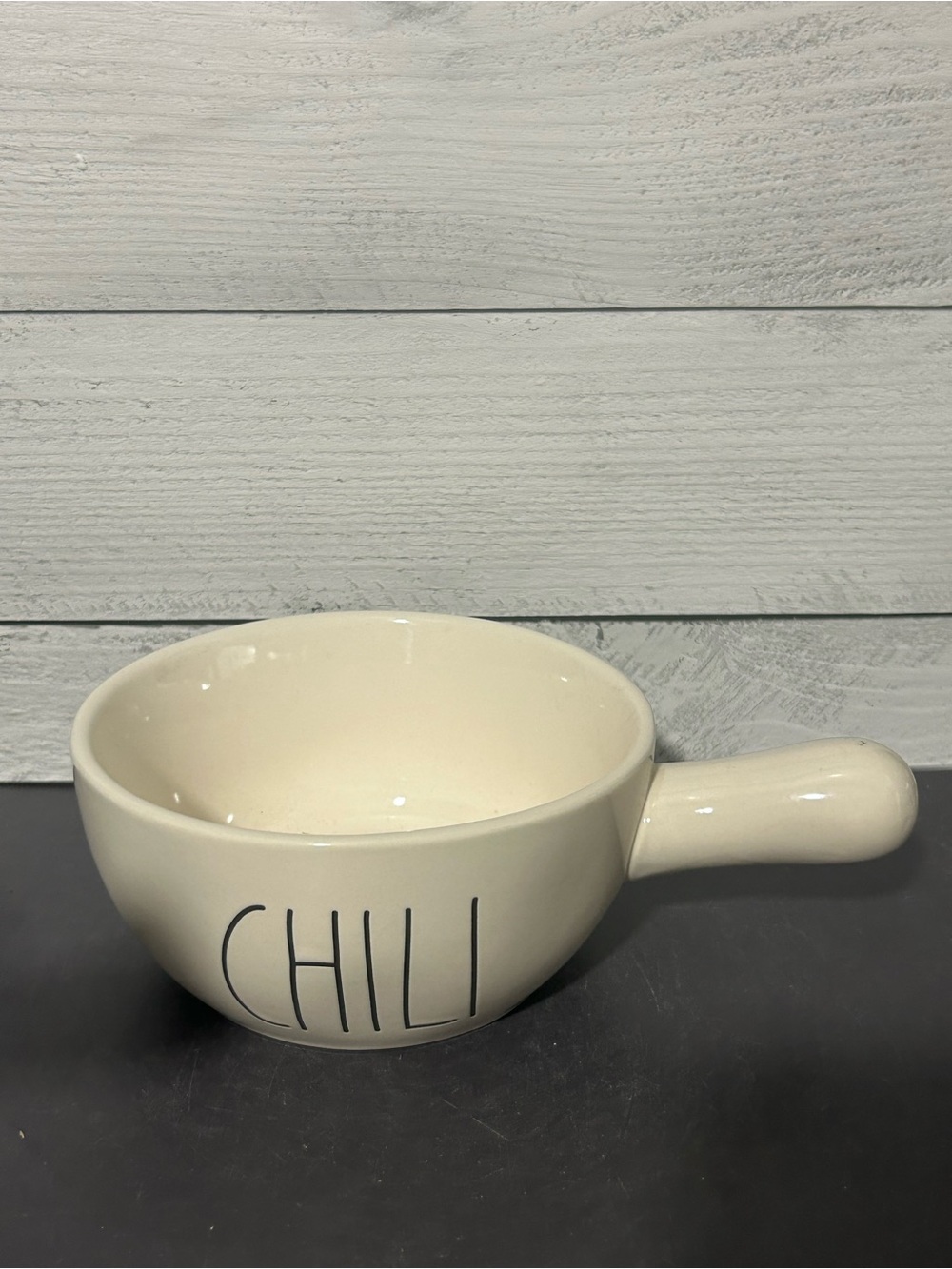 Rae Dunn Cream Chili Soup Bowl with Handle